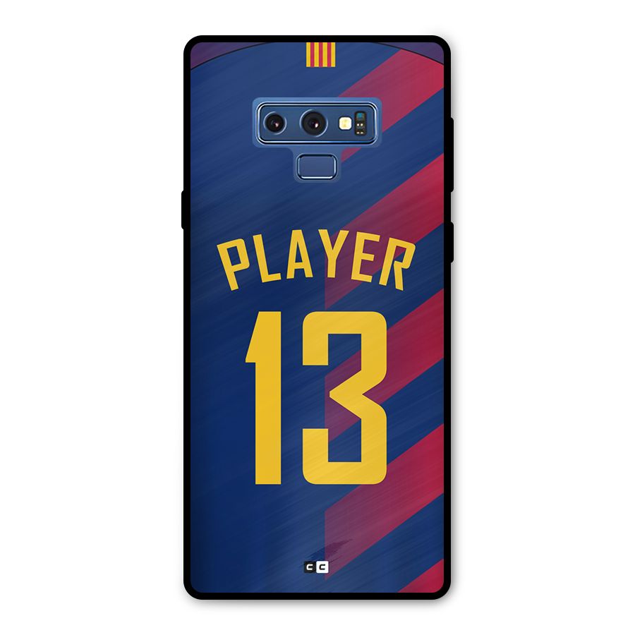 Player Thirteen Metal Back Case for Galaxy Note 9