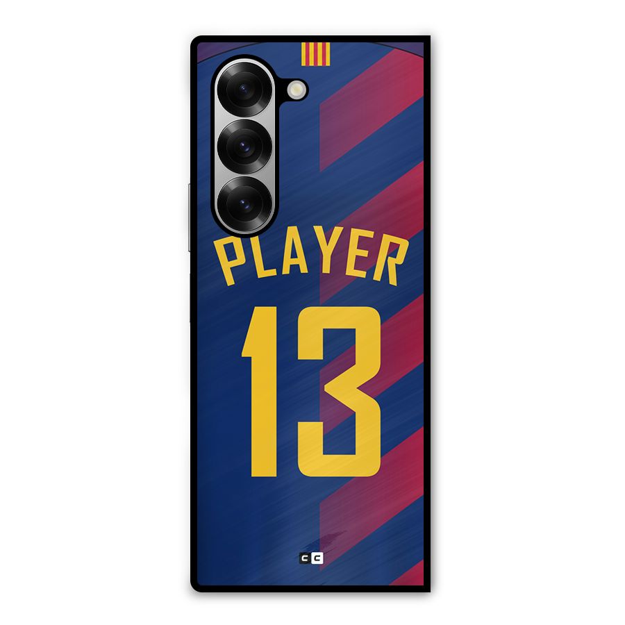 Player Thirteen Metal Back Case for Galaxy Z Fold6