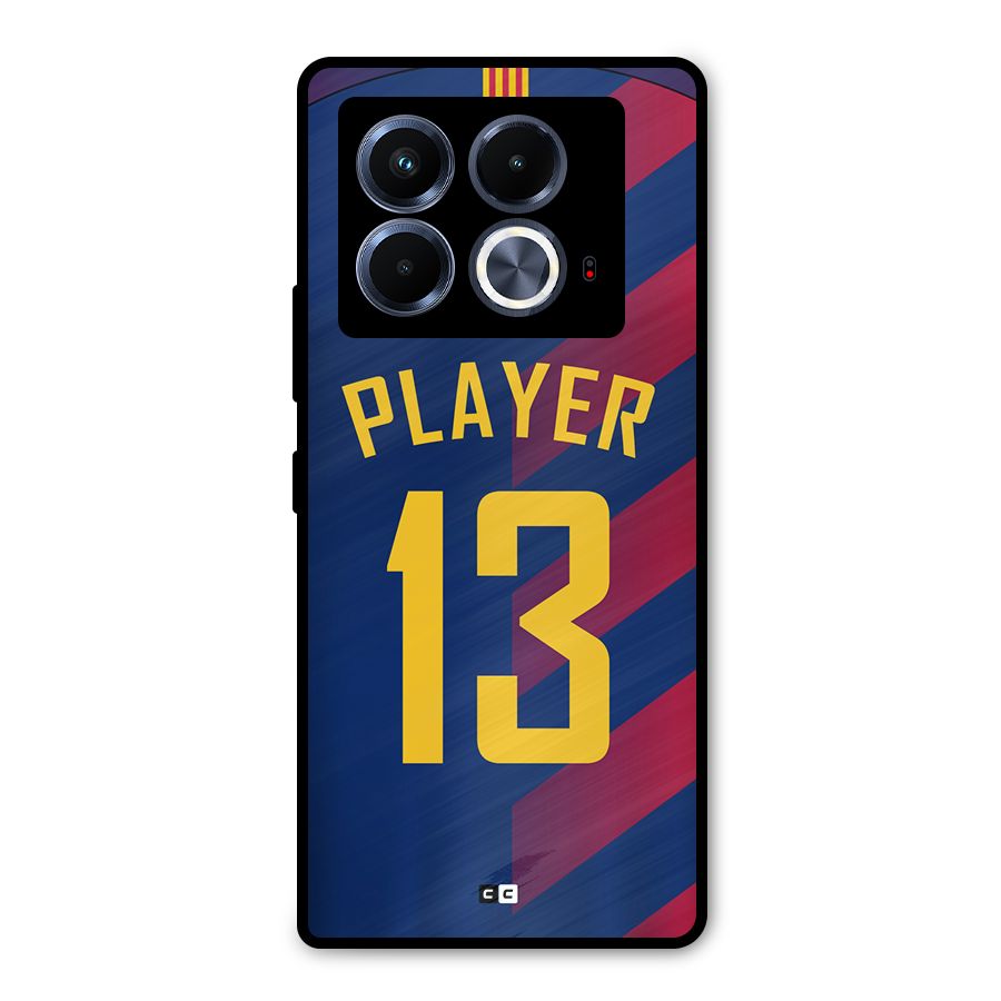 Player Thirteen Metal Back Case for Infinix Note 40 5G