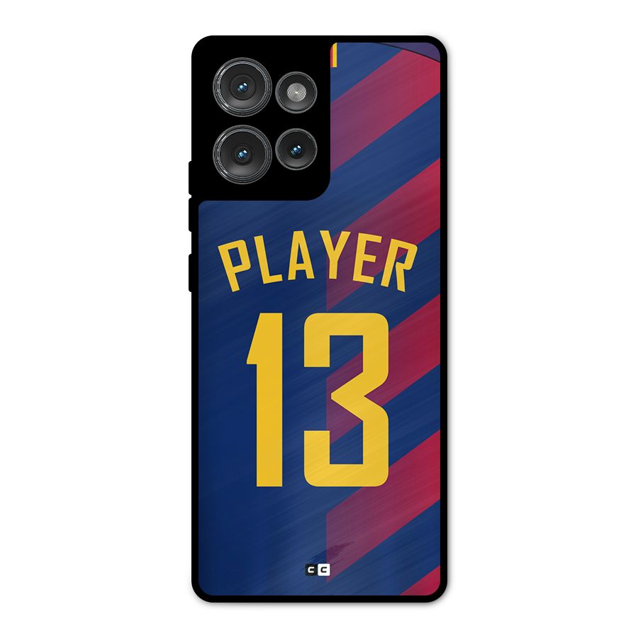 Player Thirteen Metal Back Case for Motorola Edge 50