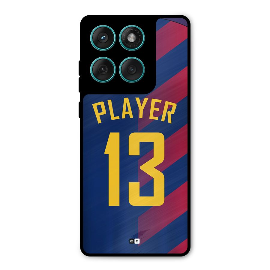 Player Thirteen Metal Back Case for Motorola Edge 60 Fusion
