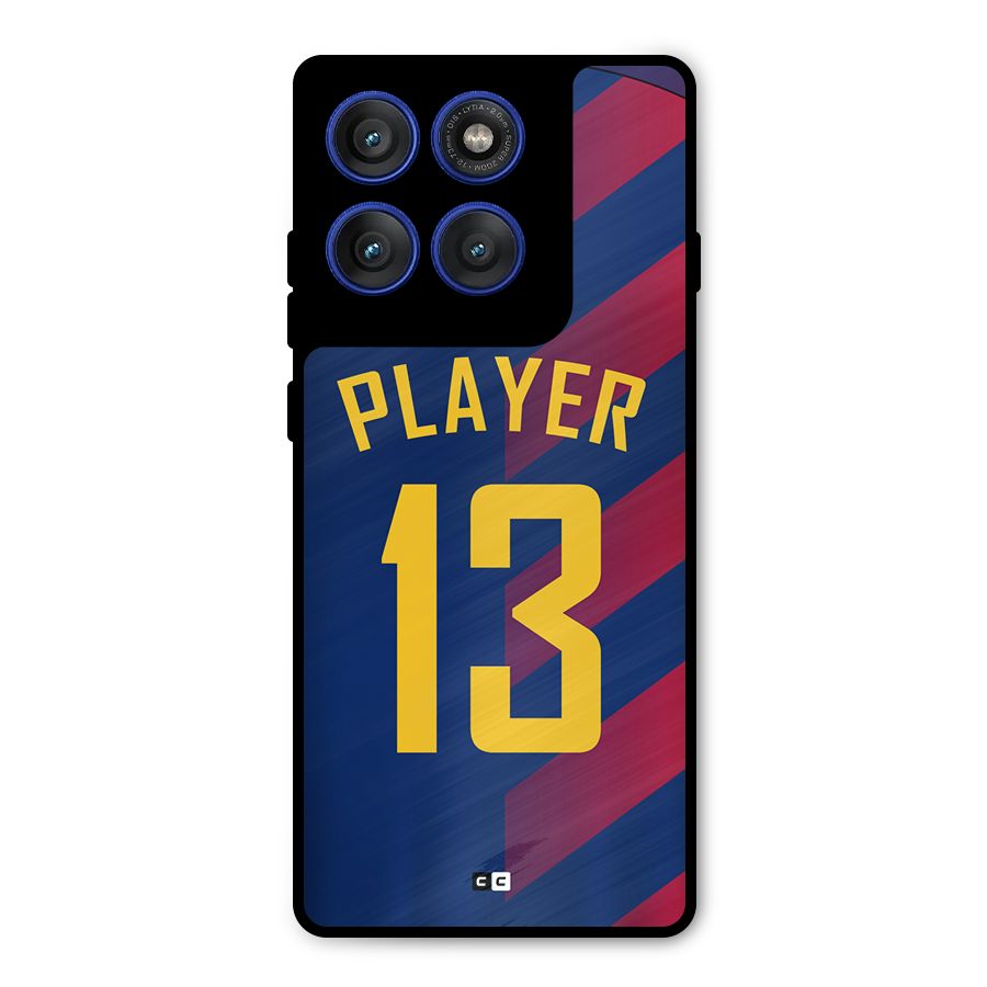 Player Thirteen Metal Back Case for Motorola Edge 60 Pro