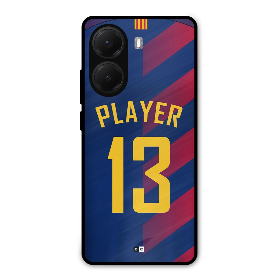 Player Thirteen Metal Back Case for Poco X7 Pro
