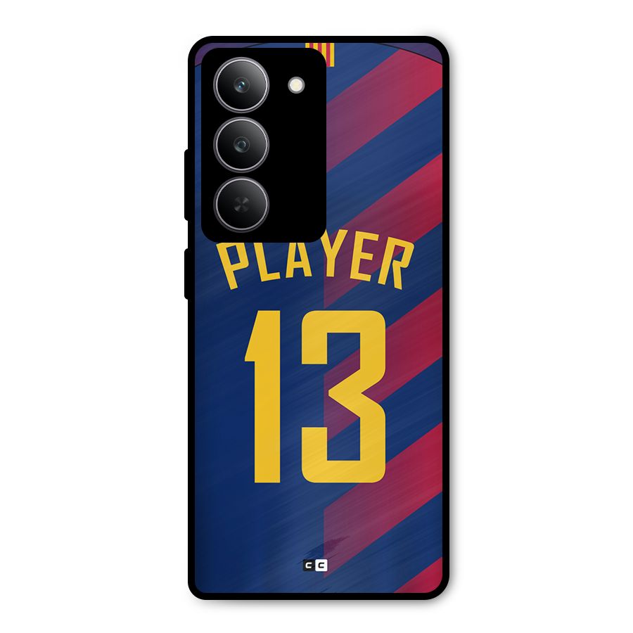Player Thirteen Metal Back Case for Realme 14x