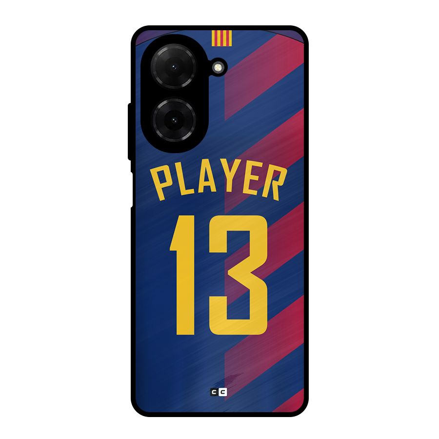 Player Thirteen Metal Back Case for Redmi A5 4G