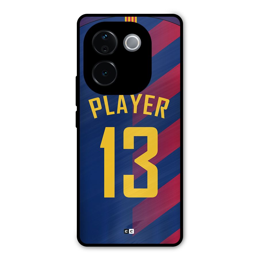 Player Thirteen Metal Back Case for Vivo T3 Pro