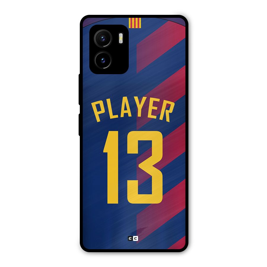 Player Thirteen Metal Back Case for Vivo Y15s