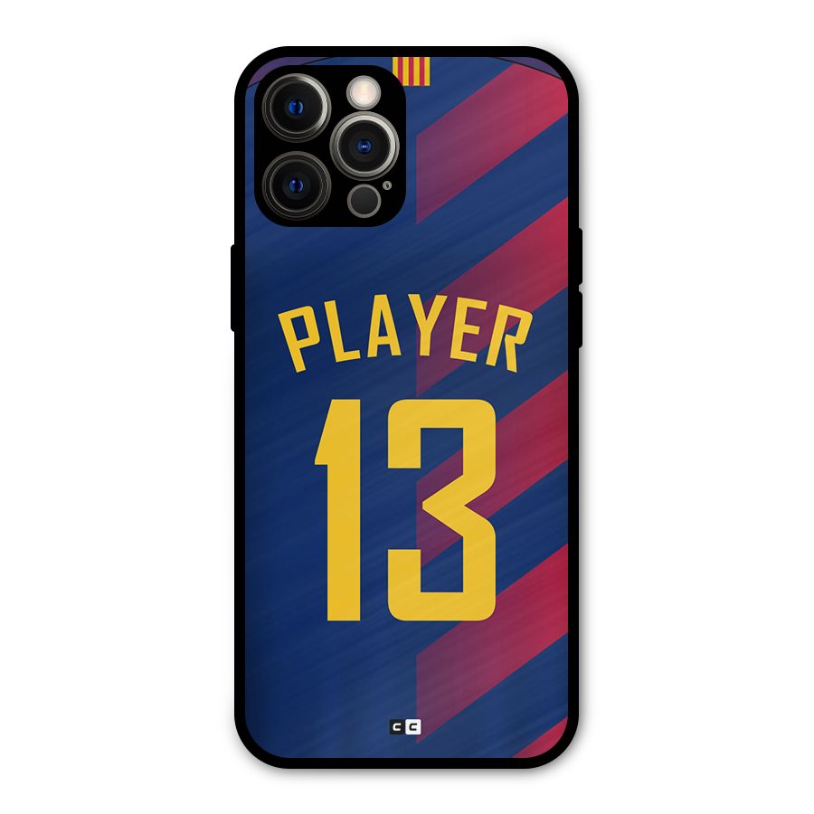 Player Thirteen Metal Back Case for iPhone 12 Pro Max