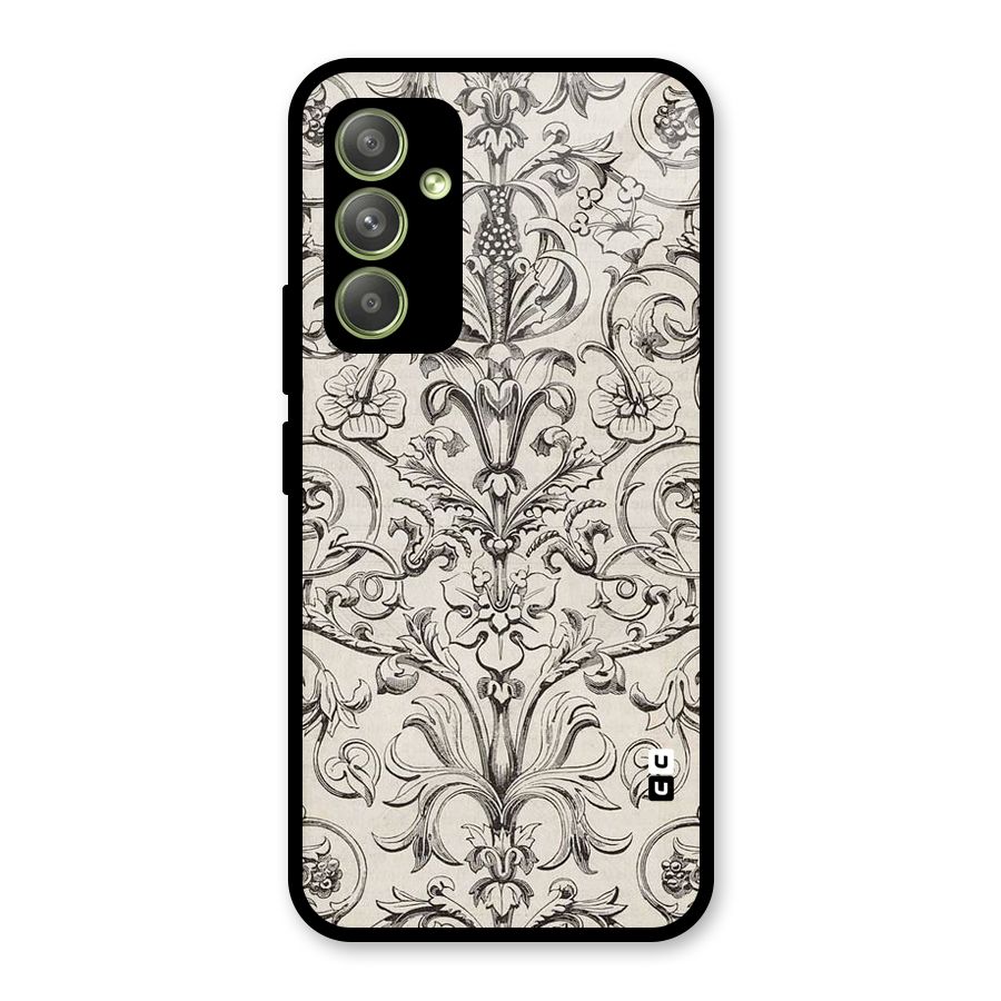 Pleasing Artsy Design Glass Back Case for Galaxy A54