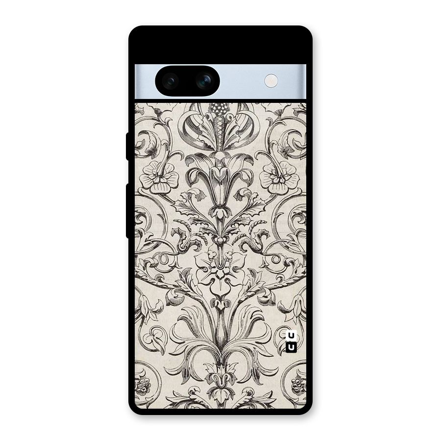 Pleasing Artsy Design Glass Back Case for Google Pixel 7a