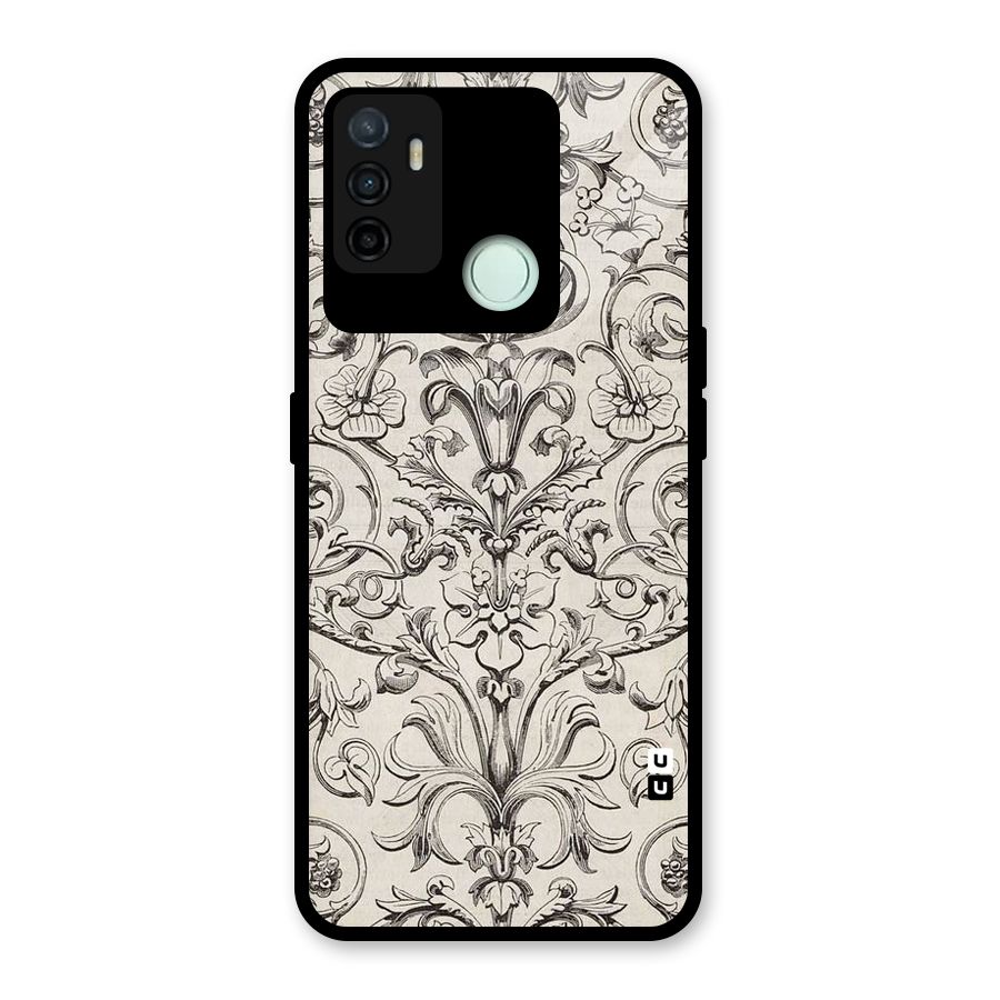Pleasing Artsy Design Glass Back Case for Oppo A53