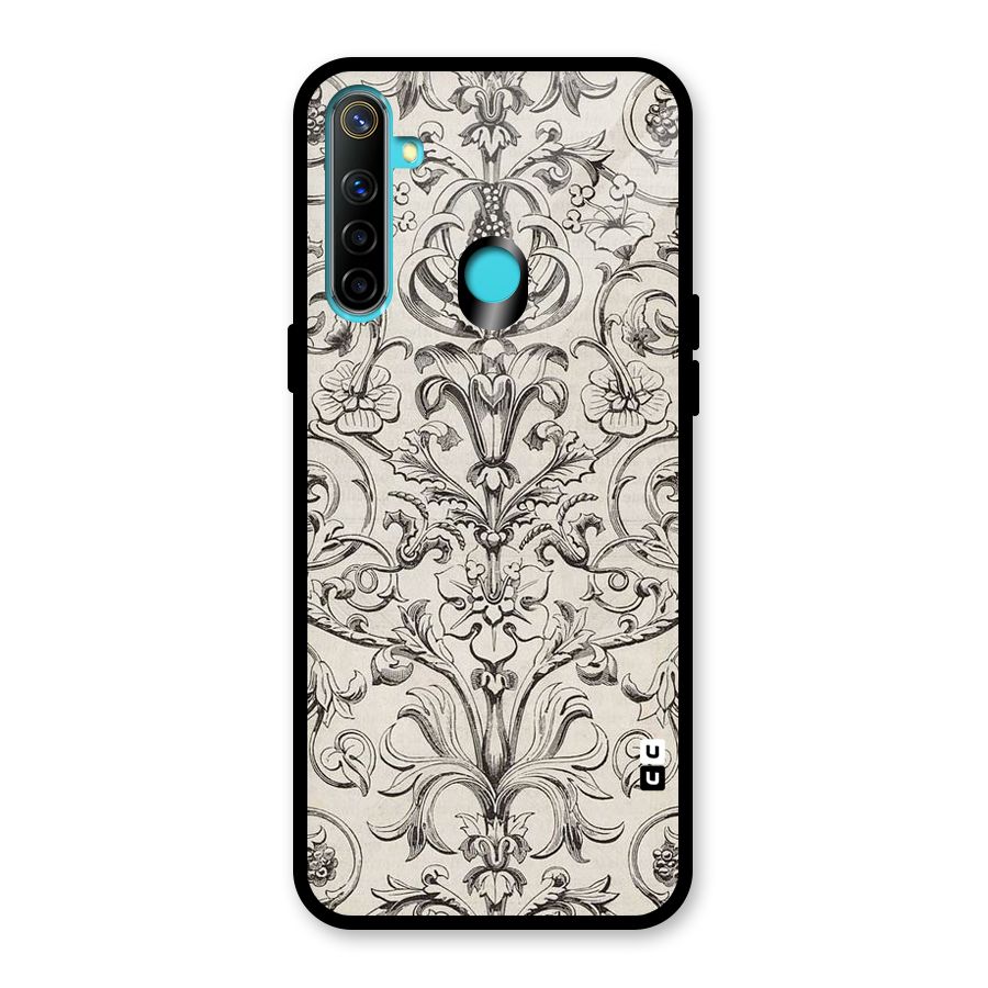 Pleasing Artsy Design Glass Back Case for Realme 5i