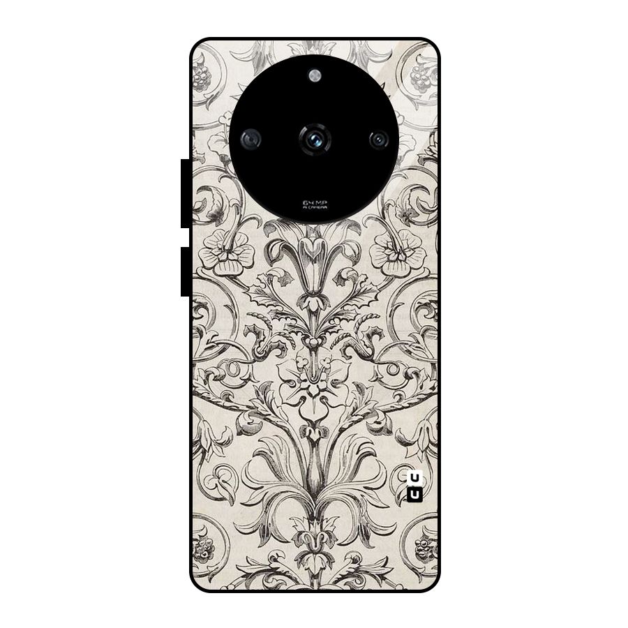 Pleasing Artsy Design Glass Back Case for Realme Narzo 60 5G