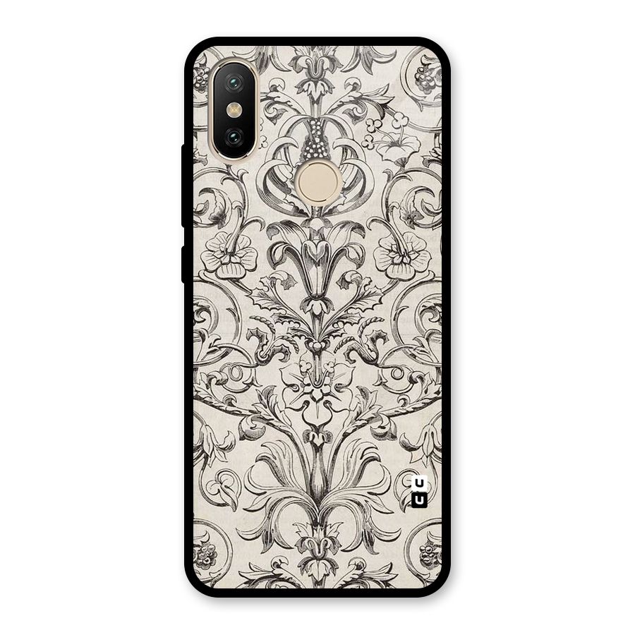 Pleasing Artsy Design Glass Back Case for Redmi A2