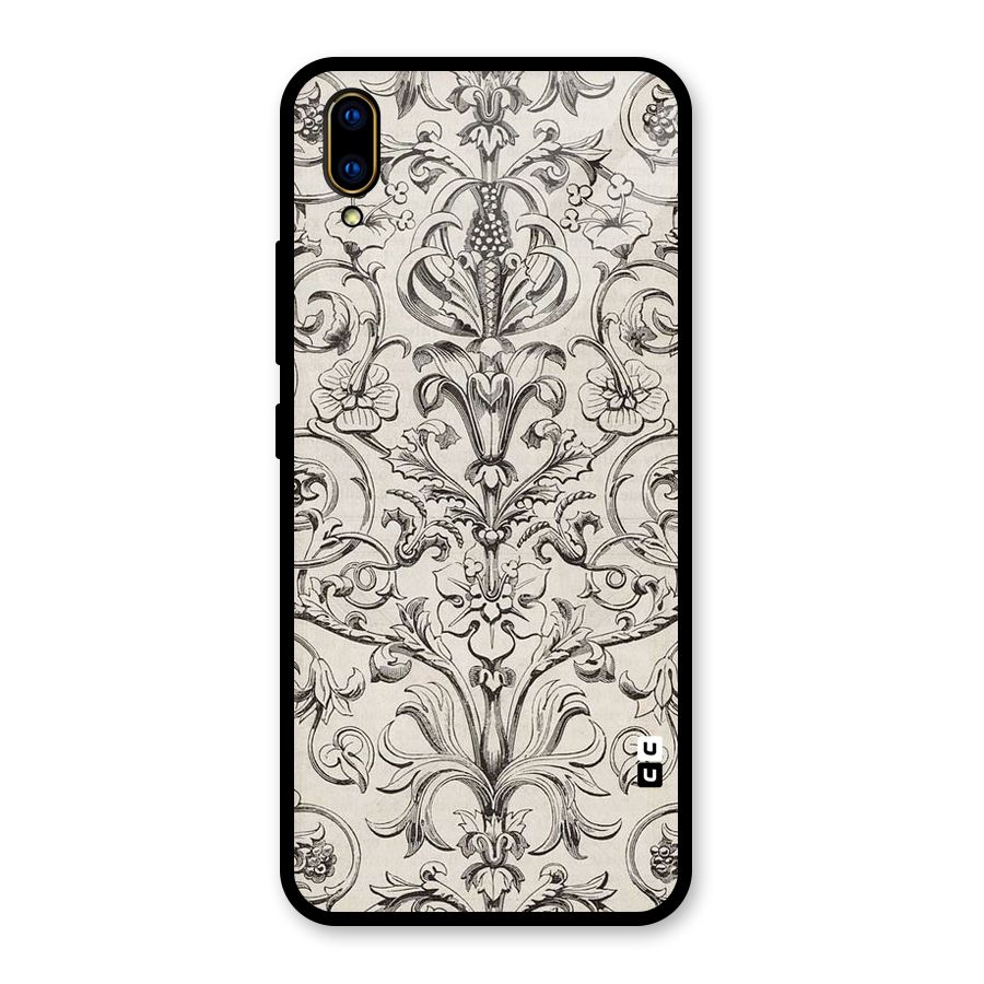 Pleasing Artsy Design Glass Back Case for Vivo V11 Pro