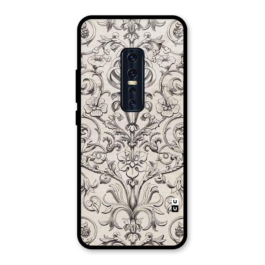 Pleasing Artsy Design Glass Back Case for Vivo V17 Pro