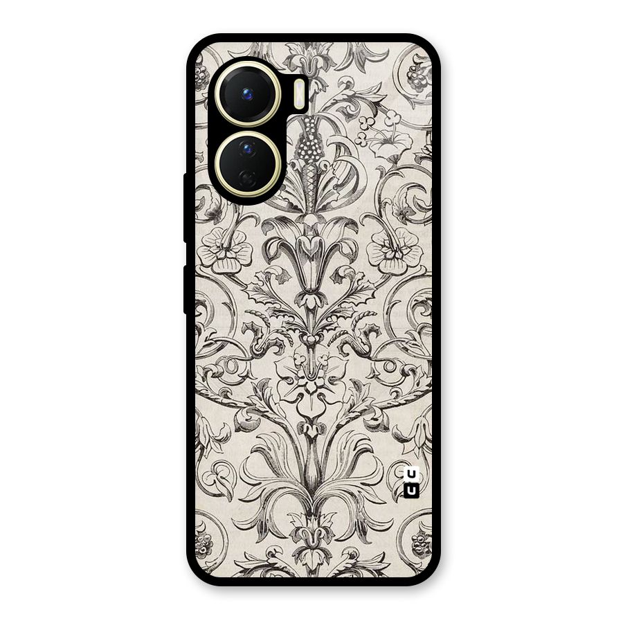 Pleasing Artsy Design Glass Back Case for Vivo Y56