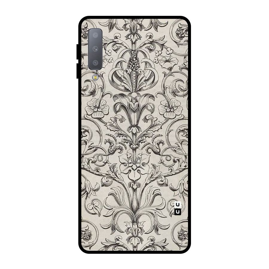 Pleasing Artsy Design Metal Back Case for Galaxy A7 (2018)