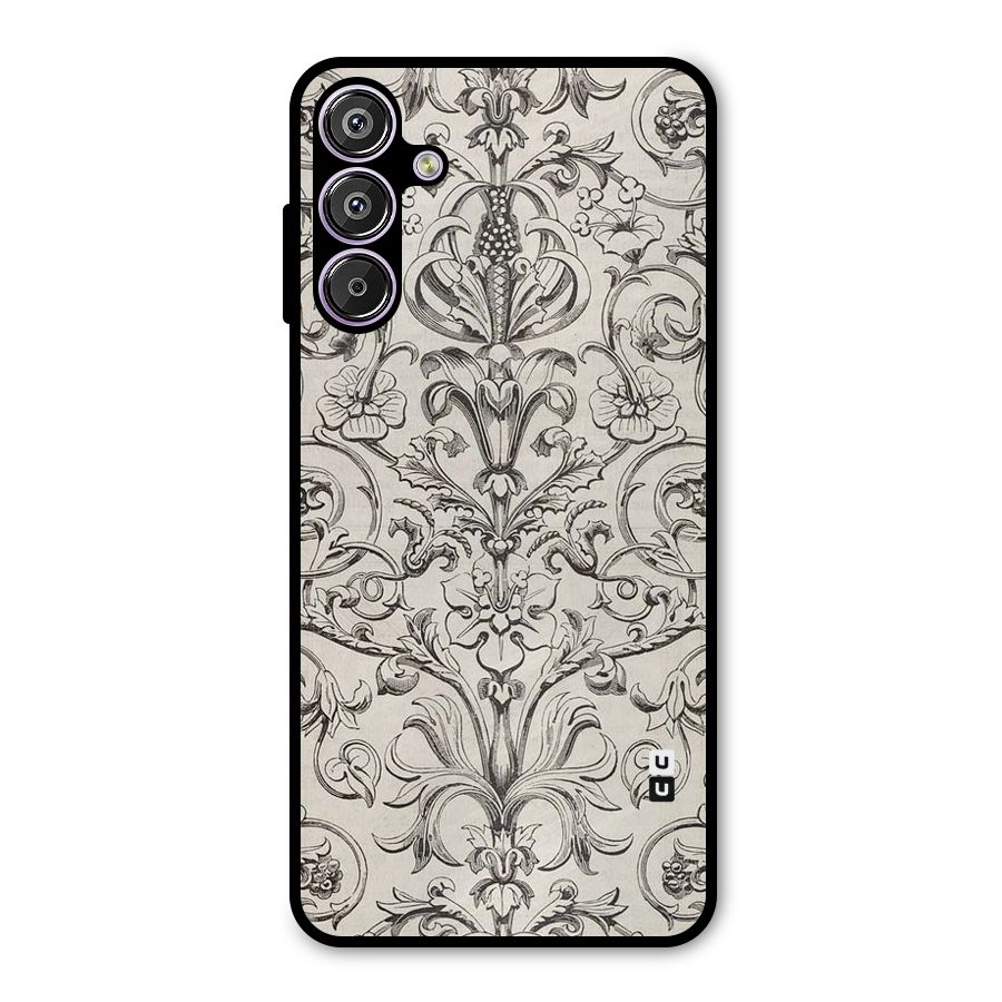 Pleasing Artsy Design Metal Back Case for Galaxy F15