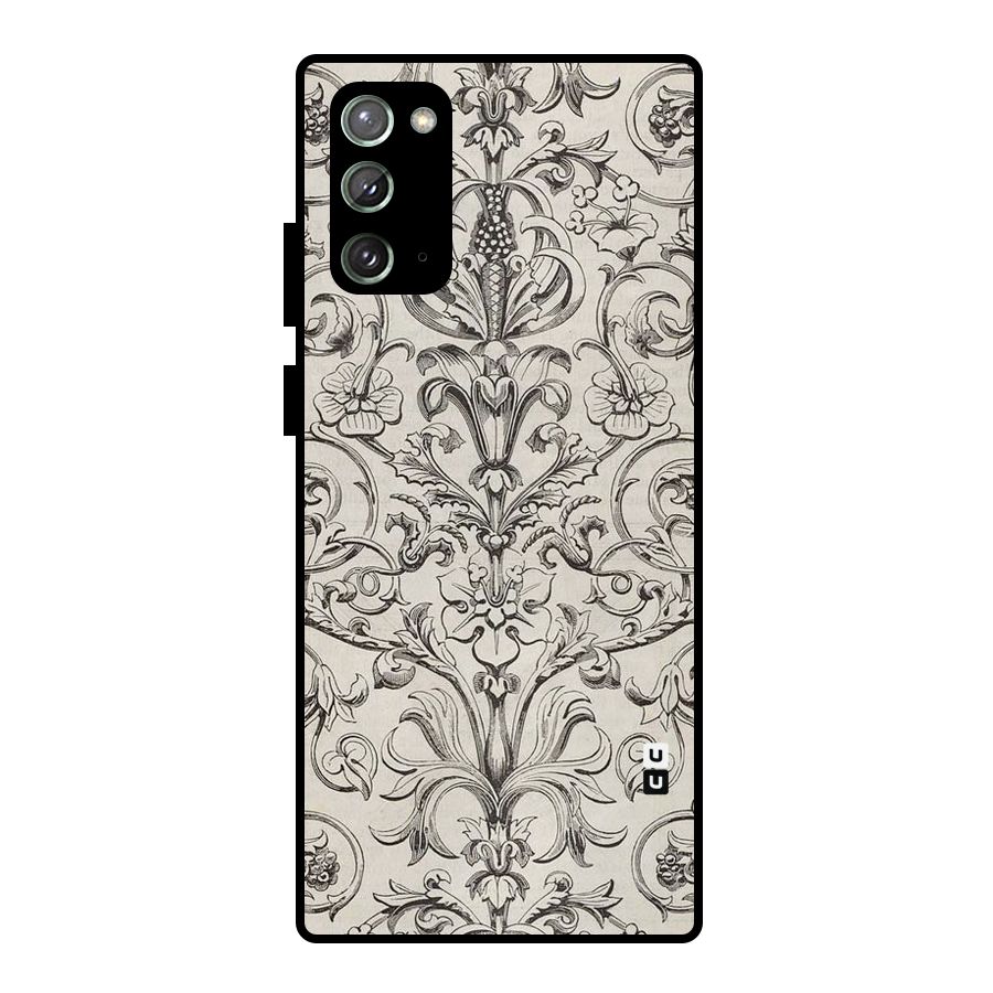 Pleasing Artsy Design Metal Back Case for Galaxy Note 20