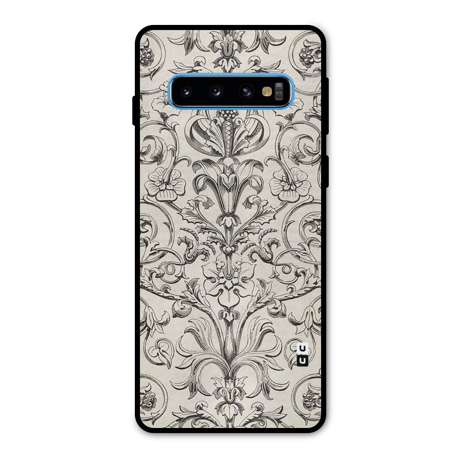 Pleasing Artsy Design Metal Back Case for Galaxy S10