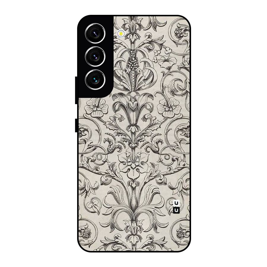 Pleasing Artsy Design Metal Back Case for Galaxy S22 5G