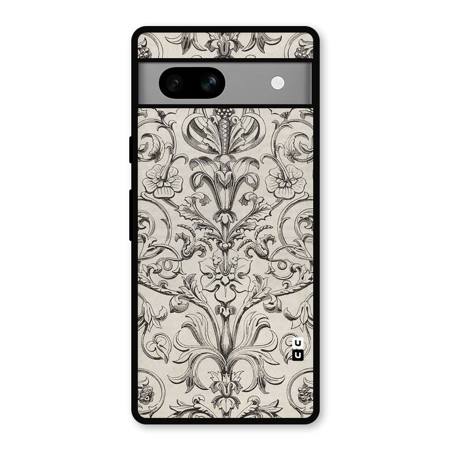 Pleasing Artsy Design Metal Back Case for Google Pixel 7a