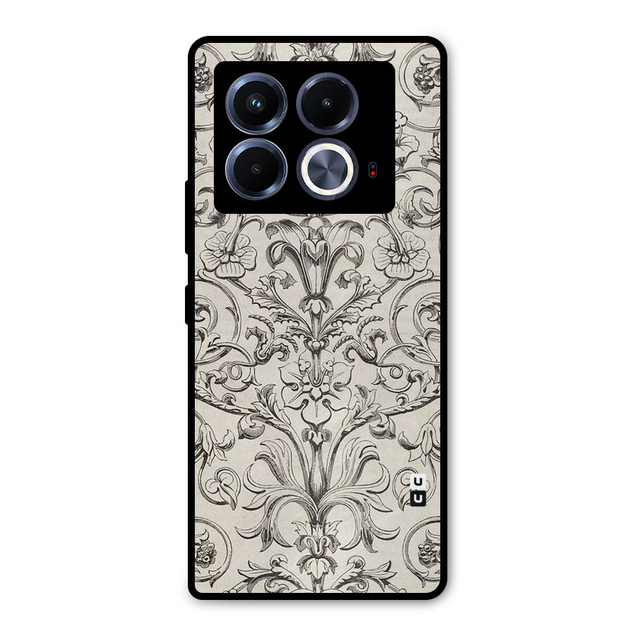 Pleasing Artsy Design Metal Back Case for Infinix Note 40 5G