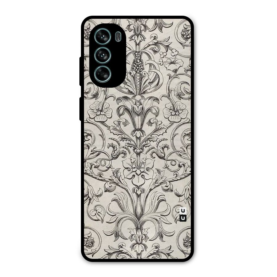 Pleasing Artsy Design Metal Back Case for Moto G62