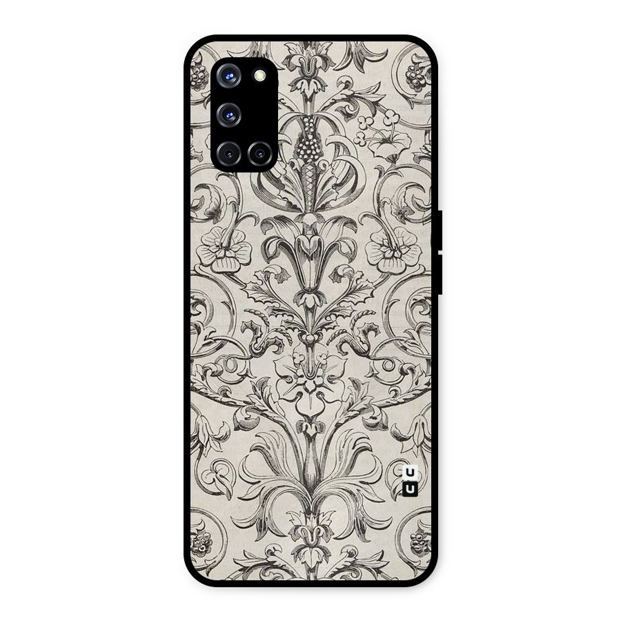 Pleasing Artsy Design Metal Back Case for Oppo A52