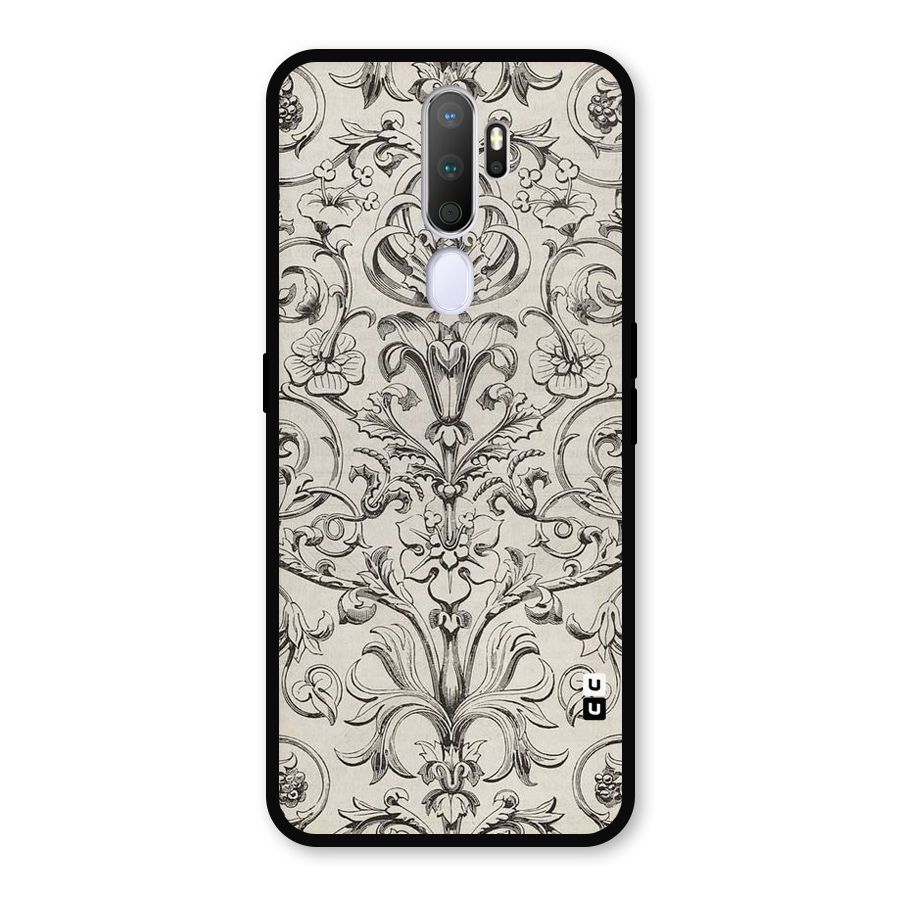 Pleasing Artsy Design Metal Back Case for Oppo A9 (2020)