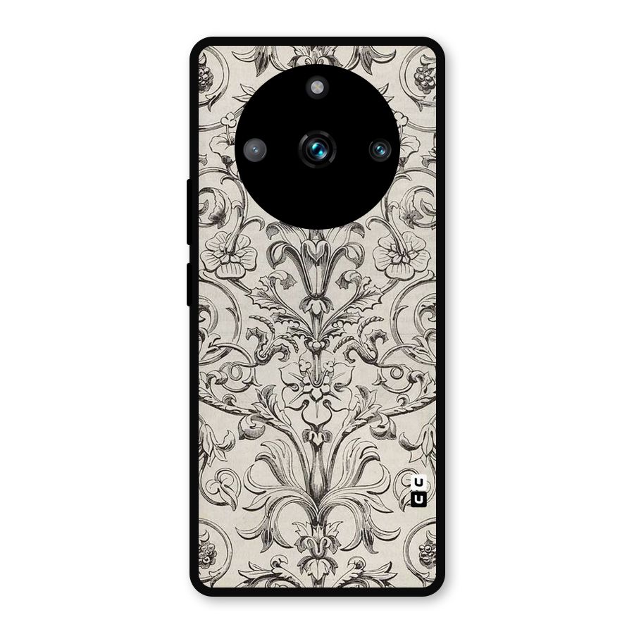 Pleasing Artsy Design Metal Back Case for Realme 11 Pro