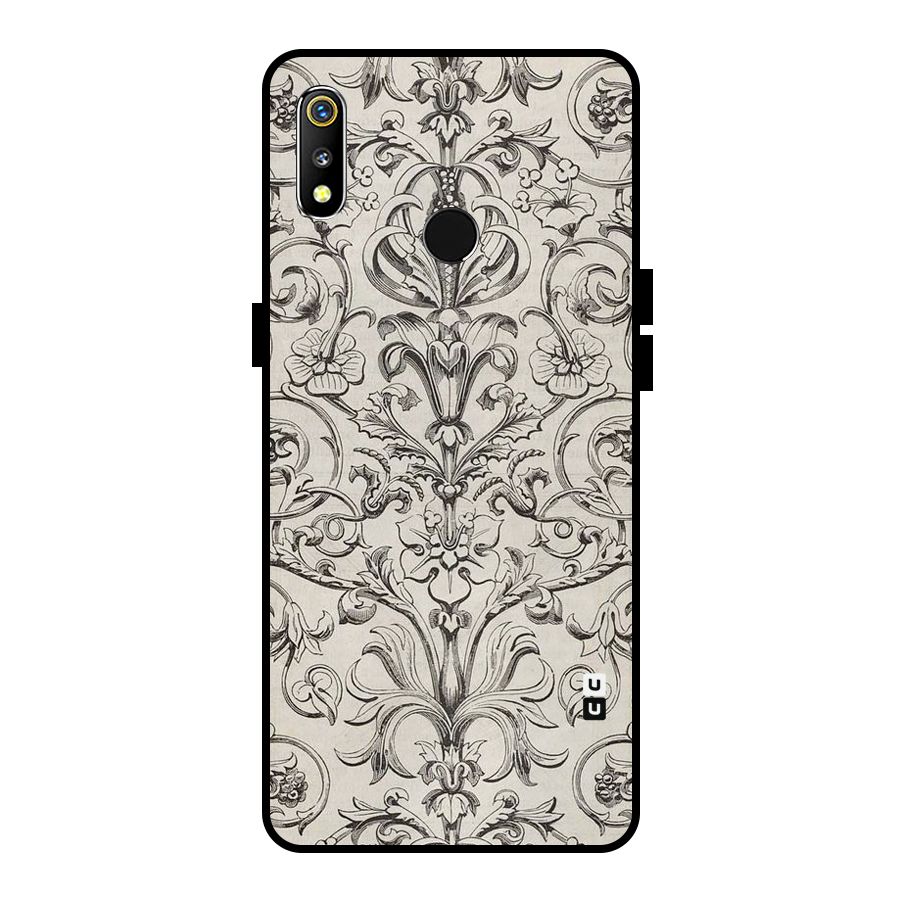 Pleasing Artsy Design Metal Back Case for Realme 3i