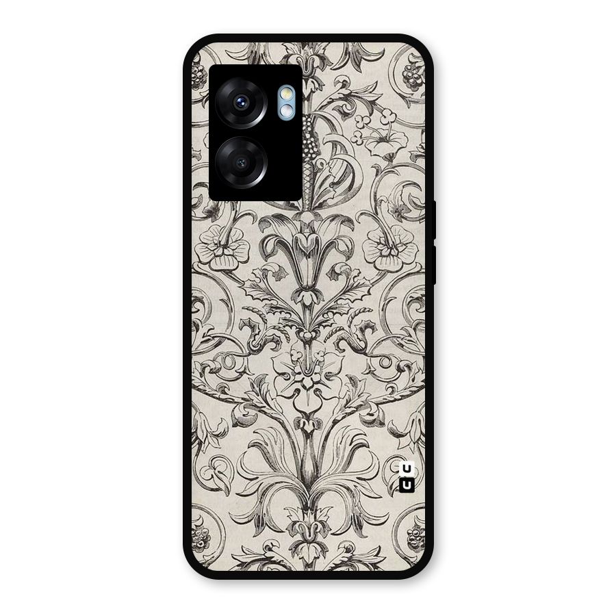Pleasing Artsy Design Metal Back Case for Realme Narzo 50 5G