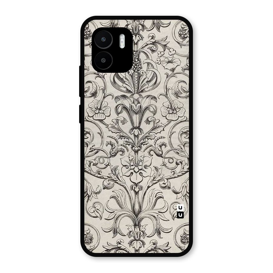 Pleasing Artsy Design Metal Back Case for Redmi A2