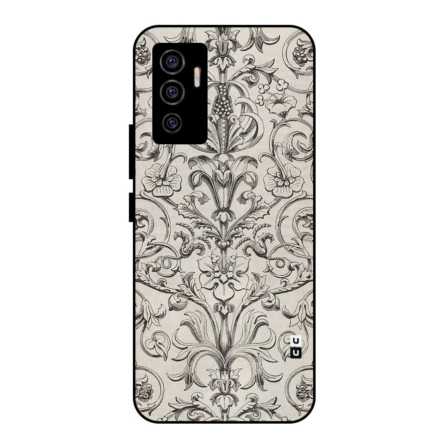 Pleasing Artsy Design Metal Back Case for Vivo V23e