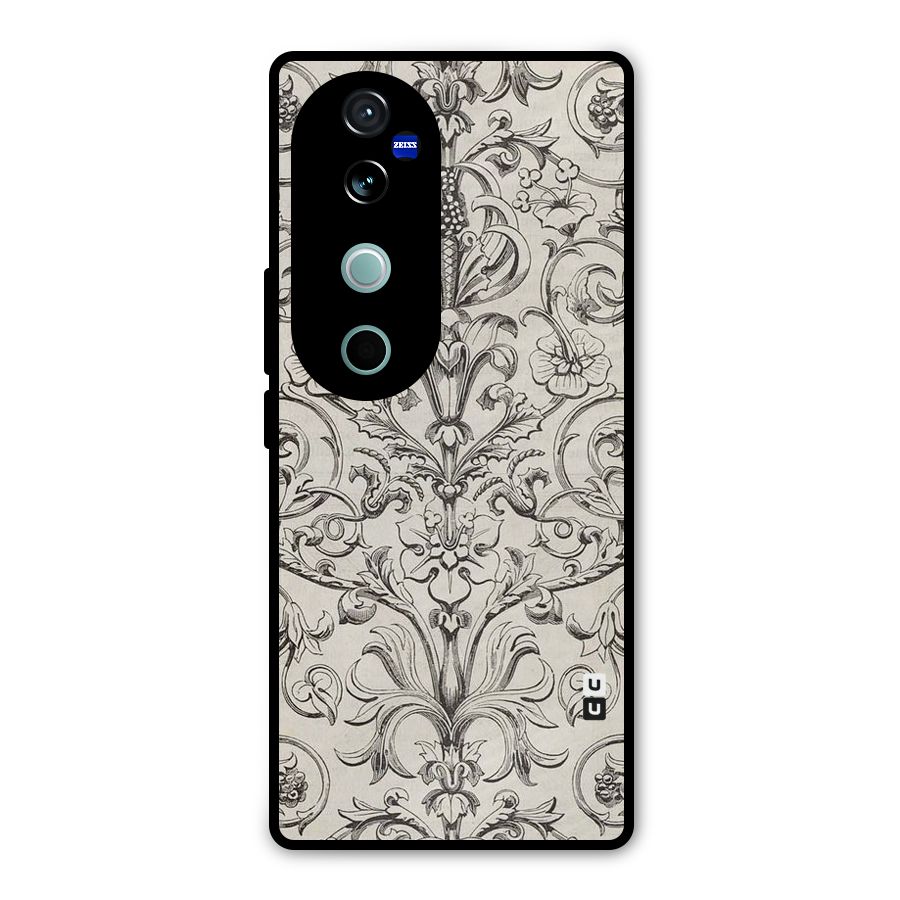 Pleasing Artsy Design Metal Back Case for Vivo V40
