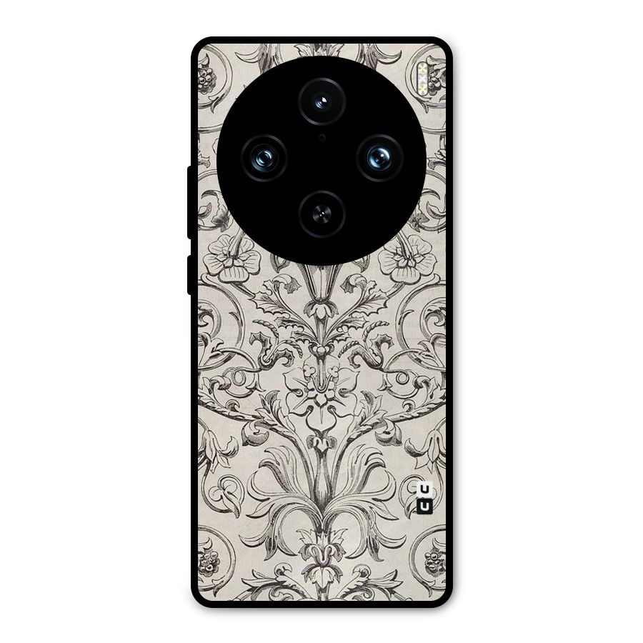 Pleasing Artsy Design Metal Back Case for Vivo X100 Pro