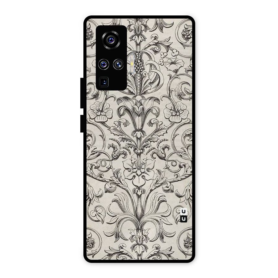 Pleasing Artsy Design Metal Back Case for Vivo X50 Pro