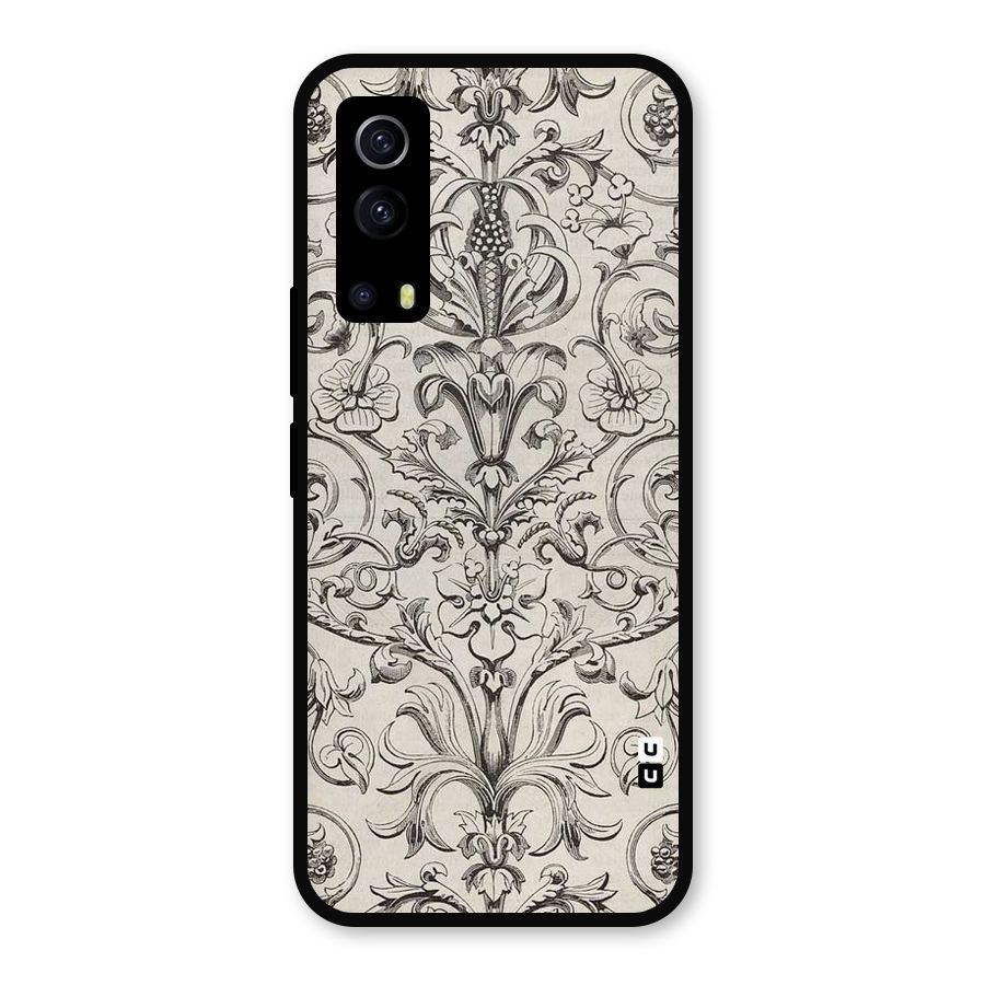 Pleasing Artsy Design Metal Back Case for iQOO Z3