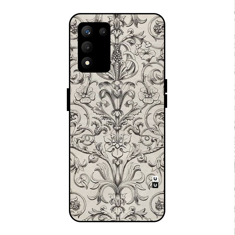 Pleasing Artsy Design Metal Back Case for realme 9 5G SE
