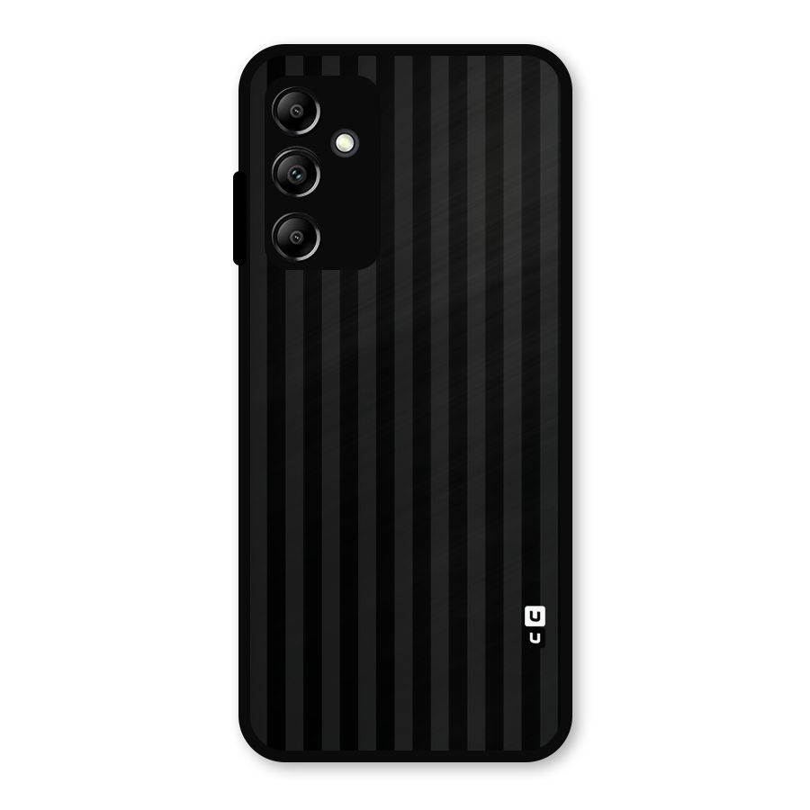 Pleasing Dark Stripes Metal Back Case for Galaxy A14 5G
