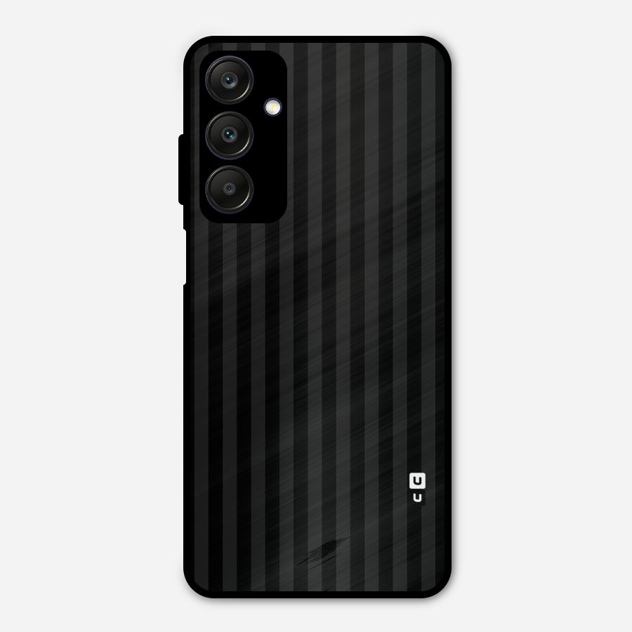 Pleasing Dark Stripes Metal Back Case for Galaxy A25 5G