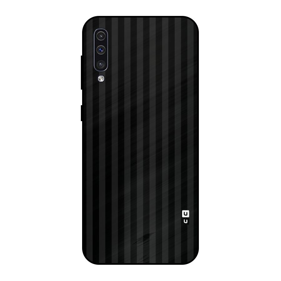 Pleasing Dark Stripes Metal Back Case for Galaxy A50s
