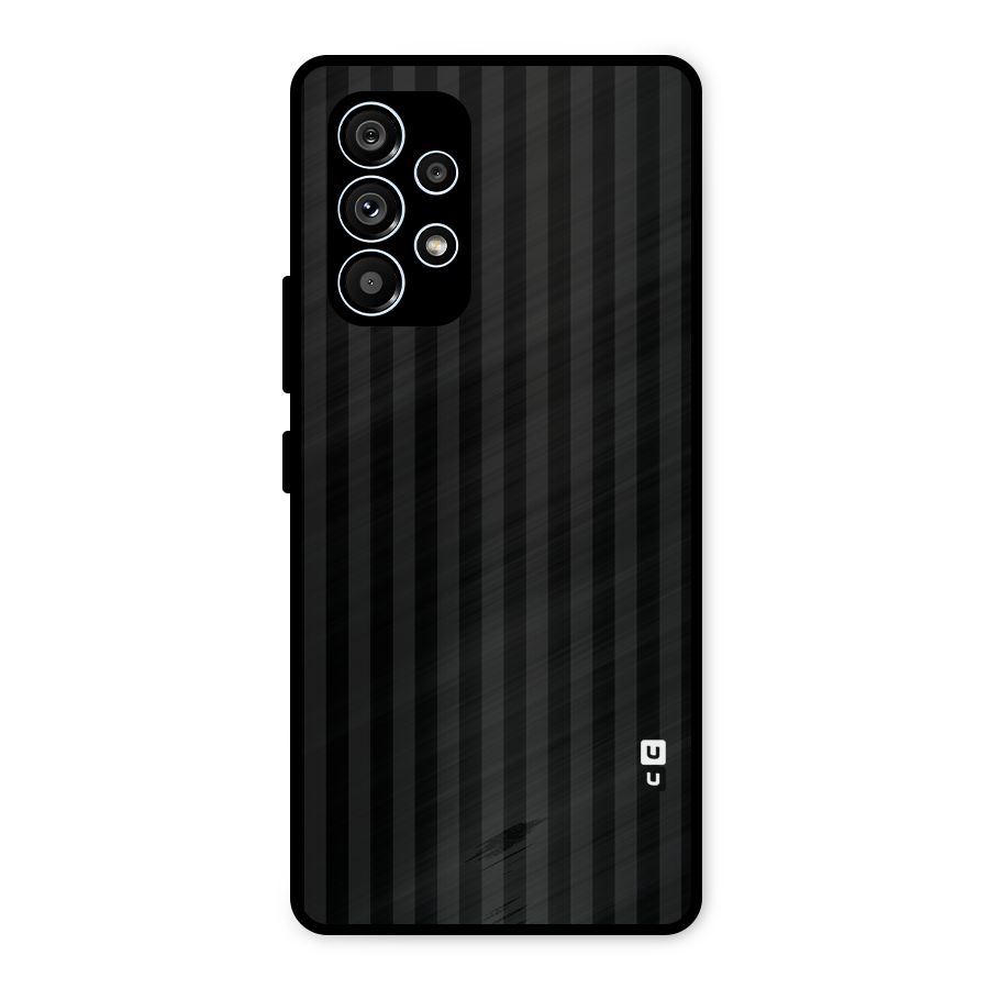 Pleasing Dark Stripes Metal Back Case for Galaxy A53 5G
