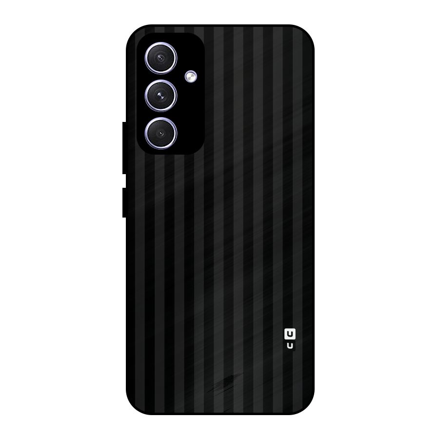 Pleasing Dark Stripes Metal Back Case for Galaxy A54