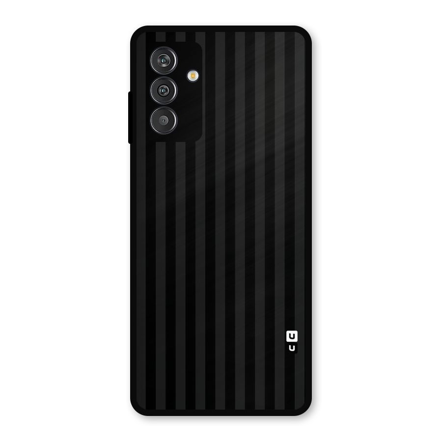 Pleasing Dark Stripes Metal Back Case for Galaxy F13
