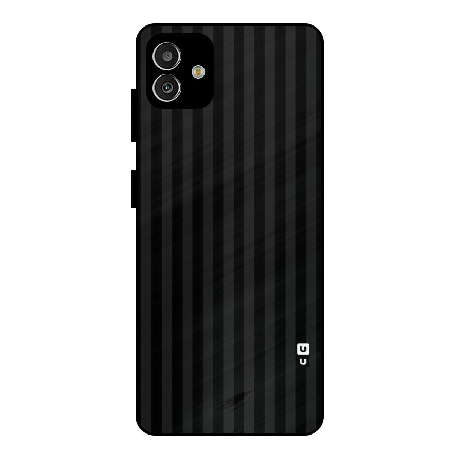 Pleasing Dark Stripes Metal Back Case for Galaxy M13 5G