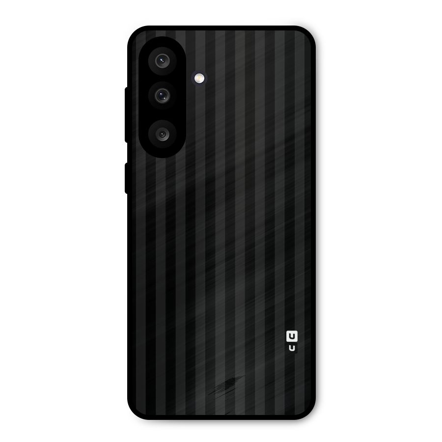 Pleasing Dark Stripes Metal Back Case for Galaxy M56