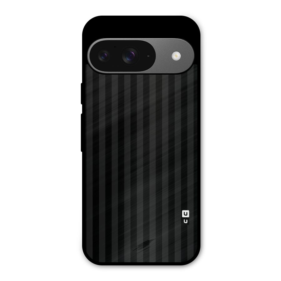 Pleasing Dark Stripes Metal Back Case for Google Pixel 9